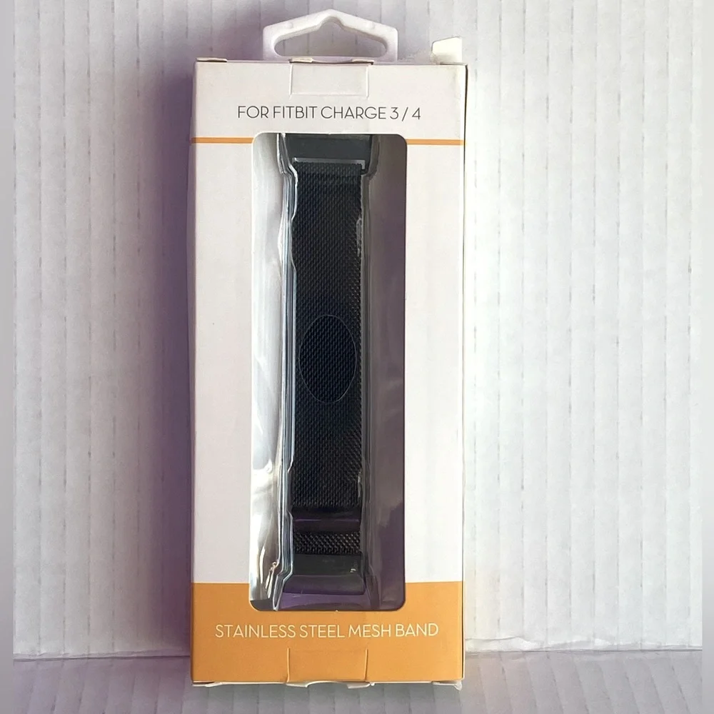 Stainless steel mesh band - Fitbit Charge 3 & 4 - Brand new
